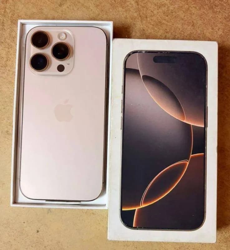 iPhone 16 Pro 256gb desert eSIM США. Идеальное состояние, без царапин. Нераспакованный. 91% заряда б — Тбилиси — 2 250 ₾