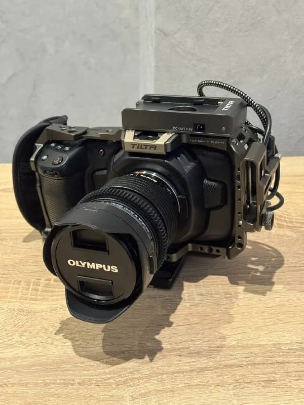 Blackmagic Pocket Cinema Camera 4K вместе с полной клеткой Tilta и платформой для батареи NP-F — $85 — Батуми — 850 $