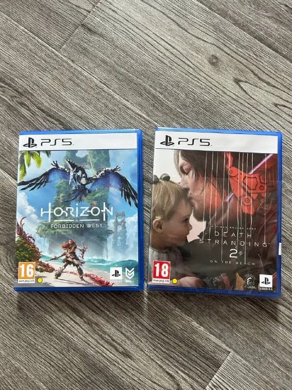 Playstation 5. Horizon Horbidden West (70 лар) и Death Stranding 2 (150 лар). Полная русская локали — Батуми — 70 ₾