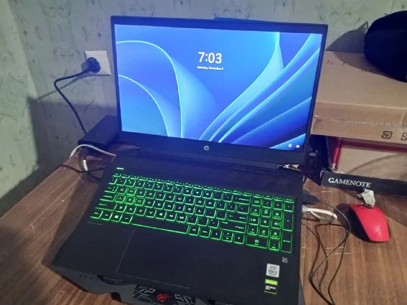 HP gaming 16. Intel Core I 5 10300H + Intel UHD+ Gtx 1660ti 6gb. 16gb ddr 4 + 512 GB nvme m2 SSD. IP — Тбилиси — 2 800 ₾