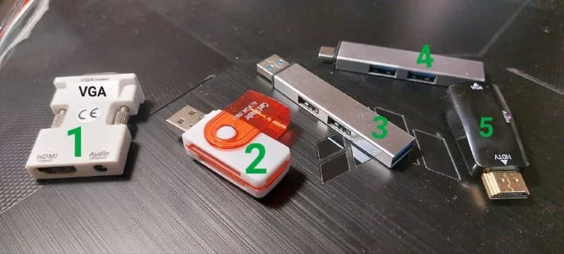 1)- Переобразователь HDMI–VGA вместе с audio 3,5 — Батуми — 40 ₾