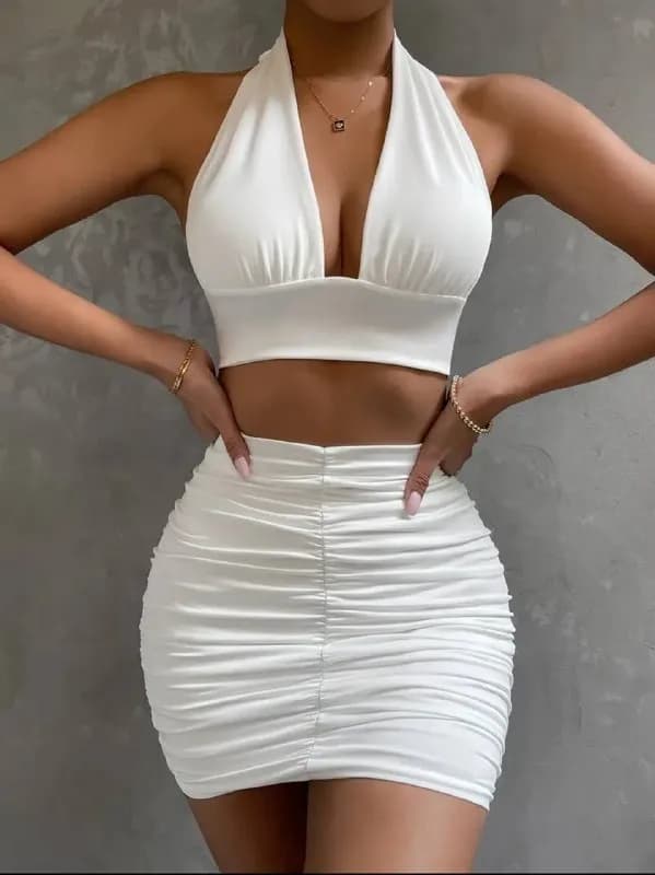 Топ и юбка комплект на лето — Батуми — 50 ₾