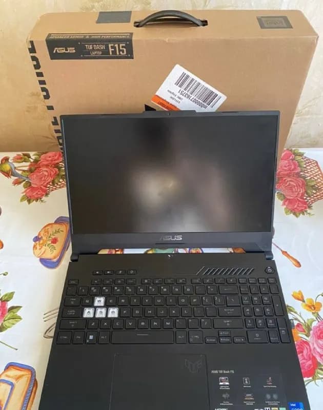 Asus TUF Dash F15 FX517Z, rtx 3070 tdp 105w + boost 2.0, 1.5tb памяти, 16gb DDR 5 4800, i7 — 12650H, — Тбилиси — 4 500 ₾