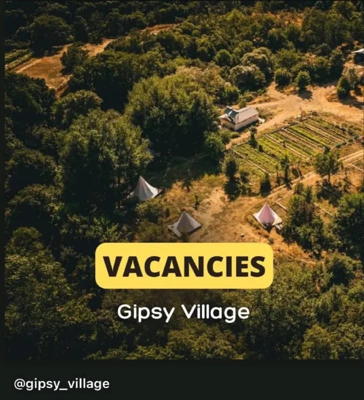 Gipsy Village (40 км от Тбилиси) ищет специалистов на постоянное место работы, в команду единомышле — Тбилиси