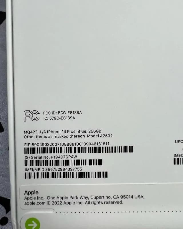 IPhone 14+ 256Gb Новый😍, 1180$ или 3120 Лари🚀 — Тбилиси — 1 180 ₾