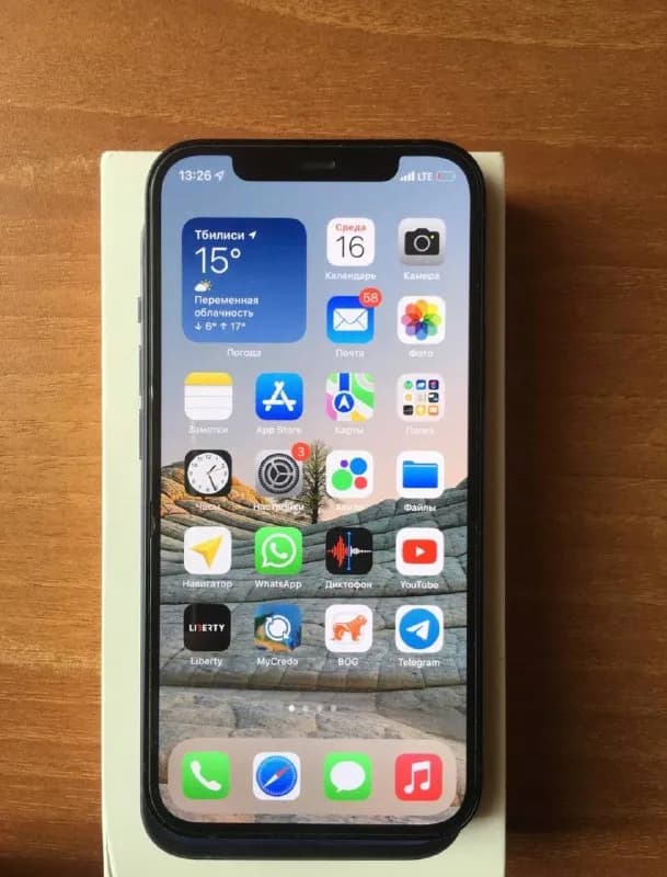 IPhone 12 64GB Black, покупал в Питере, в отличном состоянии. Цена 1800 лари — Тбилиси — 1800 ₾