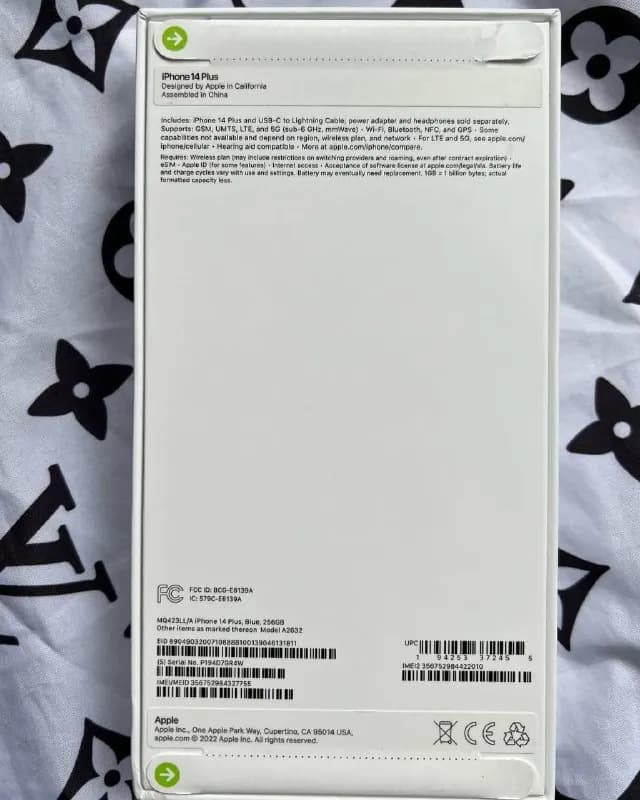 iPhone 14 plus 256Gb Blue😍, Цена 3120 Лари🚀, Без торга! — Тбилиси — 3 120 ₾
