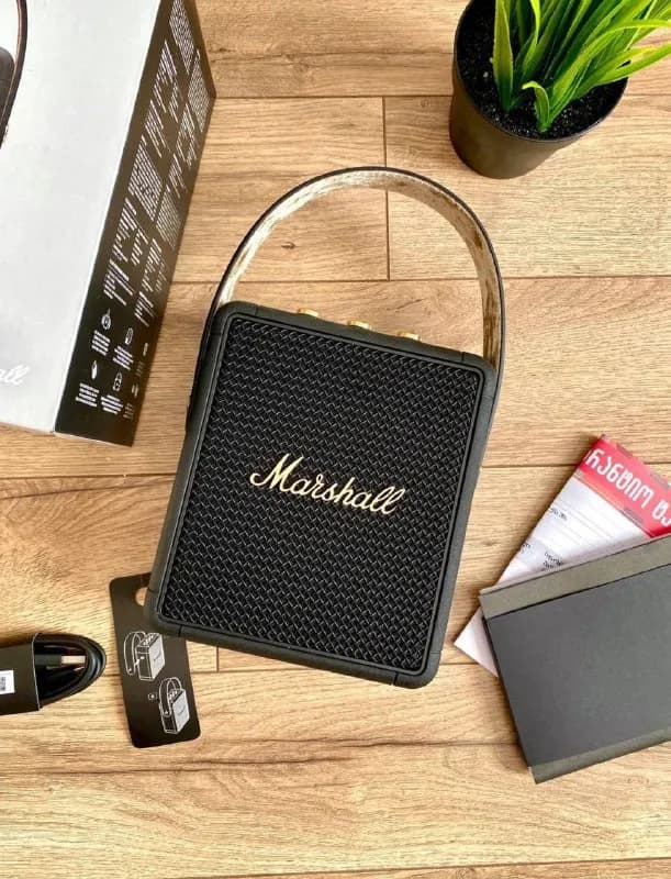 bluetooth колонку от известного бренда Marshall, модель Stockwell 2, в такой малютке 3 активных дина — Тбилиси — 750 ₾