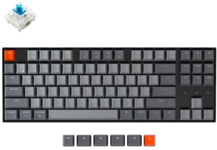 Keychron K8 Gateron Blue White LED USB/Bluetooth Black (ENG/RU) — Батуми — 50 $