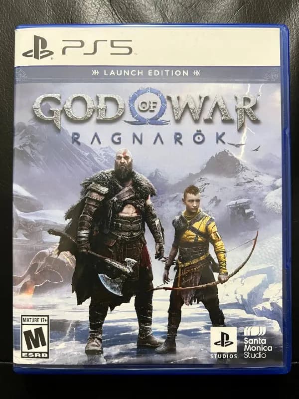 God of War Ragnarok для PS5. Озвучка английская, субтитры русские. Состояние идеальное. 160 лари — Тбилиси — 160 ₾