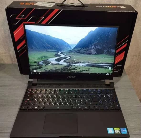 Aorus 5 SE4, rtx [телефон]-watt), 360гц, i7-12700h, 16gb, только привезенный с Америки, открывался и — Тбилиси — 4 500 ₾