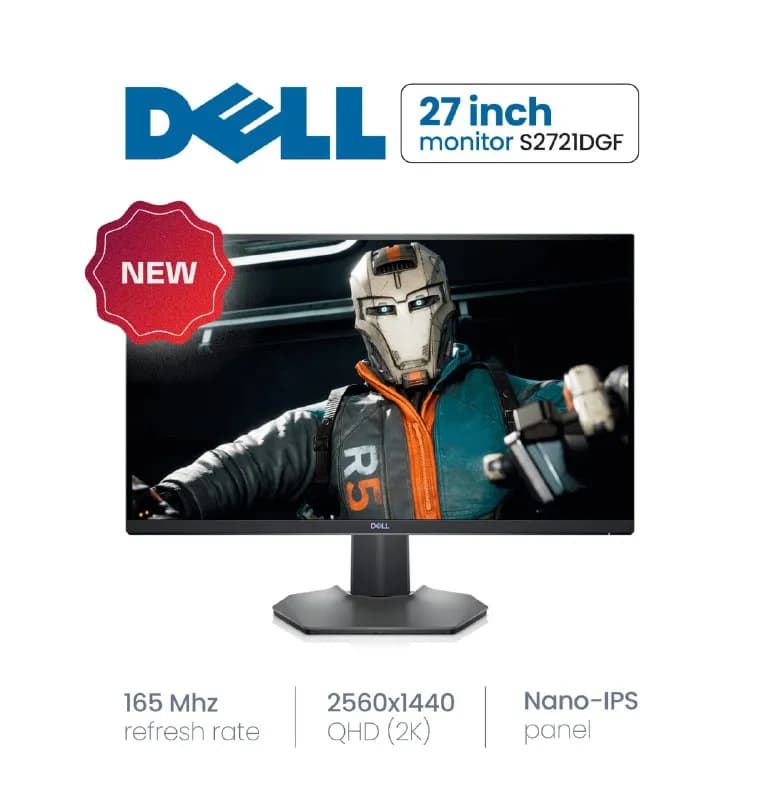 Dell S2721DGF | 27» | 165 Hz | 2K QHD | IPS. Новый в закрытой упаковке. Цена 1550 лари. Тел: 558167 — Тбилиси — 1 550 ₾