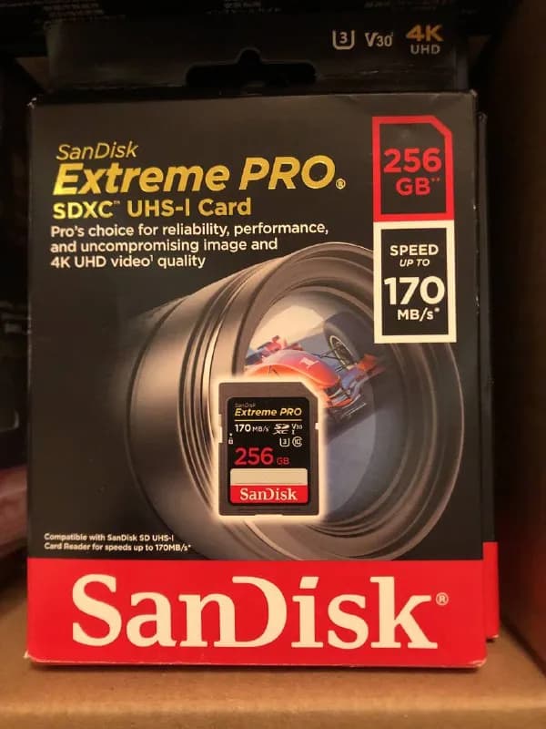 Sandisk Extreme PRO 256 GB —— 170 лари — Тбилиси — 170 ₾