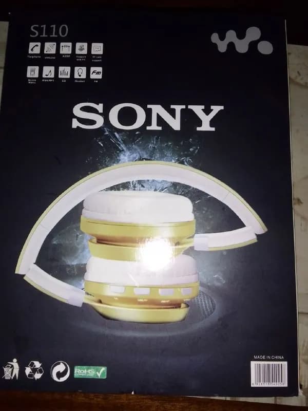 Sony S110. Наушники честно говоря потрясающие.У них достаточно простой дизайн, но в тоже время очень — Тбилиси — 70 ₾