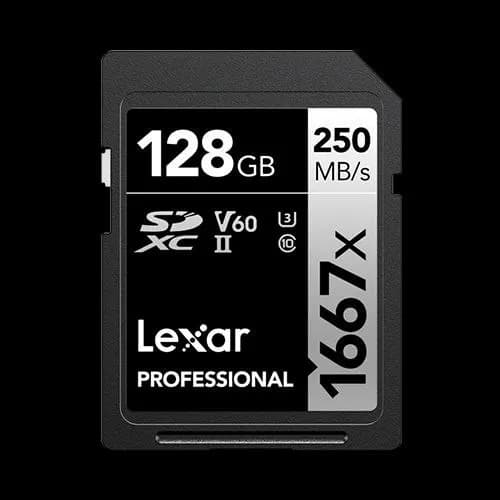 Карта памяти Lexar Professional 1667×128GB SDXC — Тбилиси — 150 ₾