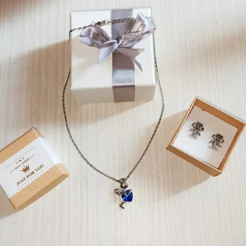 Серьги и кулон серебро — Тбилиси — 50 ₾