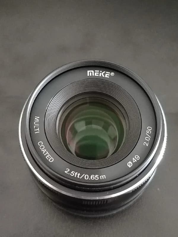 Meike 50 mm f2.0 Sony E mount, состояние нового. — Тбилиси — 110 ₾