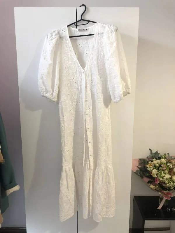 1. Платье ZARA (zs-s) в идеальном состоянии, носилось дважды. Никаких пятен и дефектов нет — Тбилиси — 70 ₾