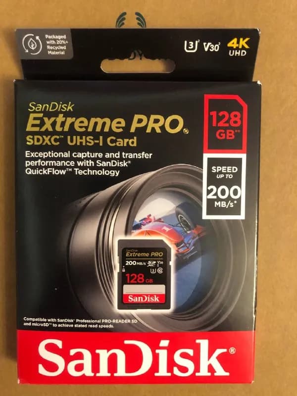 Sandisk extreme pro 128GB 200MB/s — 100 лари — Тбилиси — 100 ₾