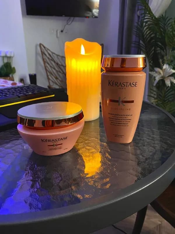 1. Kerastase Discipline для непослушных волос. Шампунь и маска. Покупались в салоне красоты, использ — Тбилиси — 200 ₾
