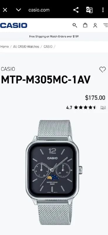 Casio MTP-M305MC-1AV — Тбилиси — 175 ₾
