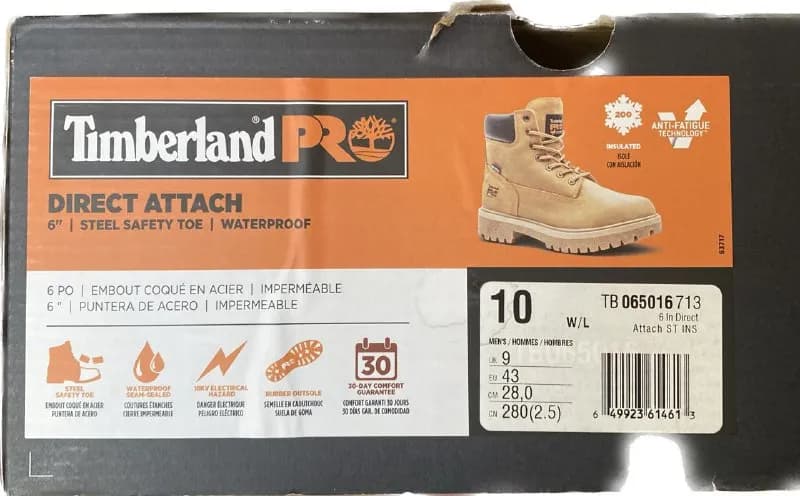 Timberland Pro из натуральной кожи в коробке, привезены из штатов, ошибся с размером. Европейский р — Тбилиси — 500 ₾