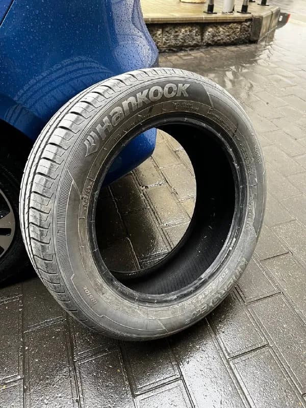 Hankook Kinergy Eco2 205/55 R16. Б/у, прошла около 7 тысяч км. Проколов не было. 4 шины, в пакетах д — Тбилиси — 200 ₾