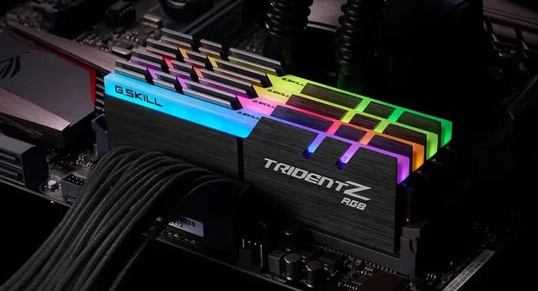 G.Skill Trident Z RGB 16GB 3200MHz CL14 — одна планка премиум-класса на отборных чипах Samsung B-Die — Батуми — 250 ₾