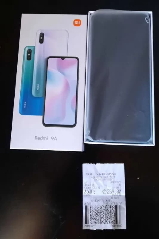 Xiaomi Redmi 9a 32gb вместе с чеком гарантией и коробкой — Тбилиси — 220 ₾