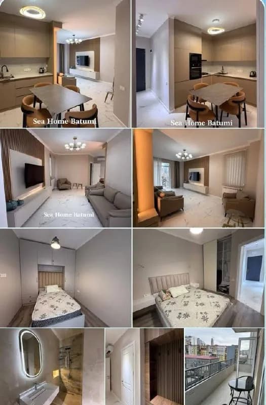 3-комнатная квартира в районе Парка — Батуми — 1 000 $