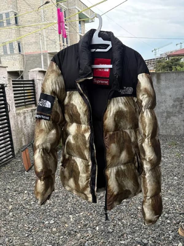 Supreme x The North Face Fur Print Nuptse (FW13): Оригинал — Батуми — 500 $