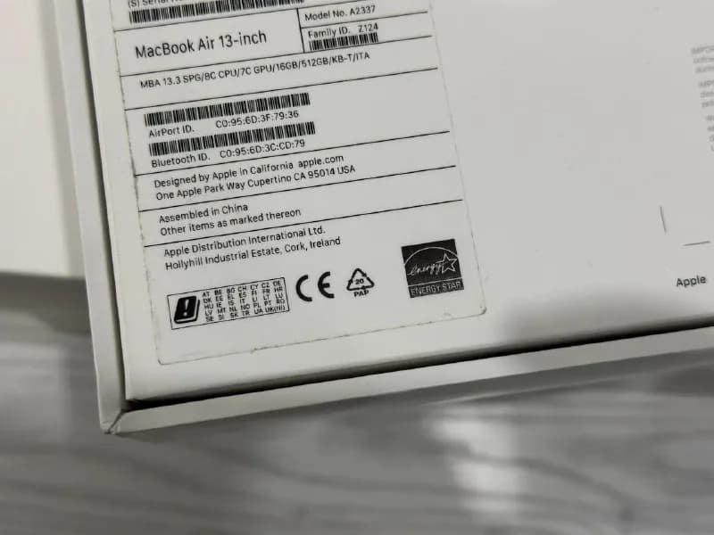 NEW MacBook Air M1 16gb/512ssd = 1300$ 🔥 — Тбилиси — 1 300 $