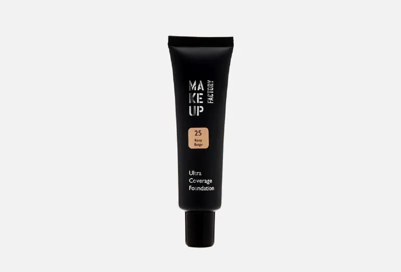 MAKE UP FACTORY Тональный крем с плотным покрытием (Ultra Coverage Foundation) № 25 Rosy Beige, 30 м — Батуми — 25 ₾