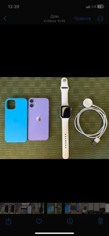 iPhone 12 mini 128 gb в отличном состоянии, не вскрывался, АКБ 87, в подарок дам чехол — Тбилиси — 850 ₾