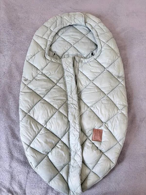 1. Кокон LEOKID мягкий нежный удобный на коляску на осень-весна-зима. 80 см в отличном состоянии, то — Батуми — 60 ₾