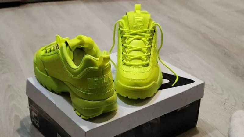 FILA disruptor, привезены с США 🇺🇸, не подошёл размер, абсолютно новые. Салатовые, 40 размер. За — Тбилиси