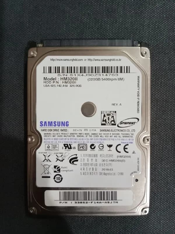 Samsung HDD Model: HM320II (Батуми) — Тбилиси — 40 ₾