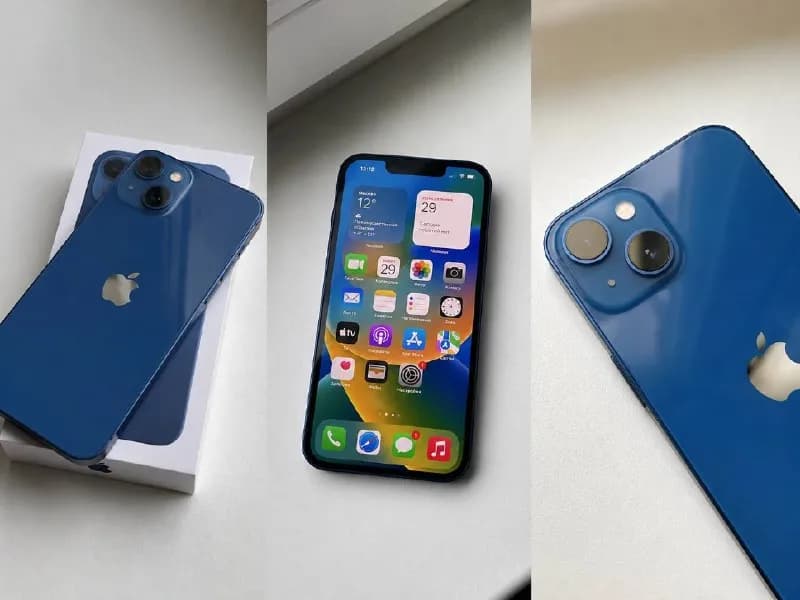 iPhone 13, синий цвет. — Батуми — 749 ₾