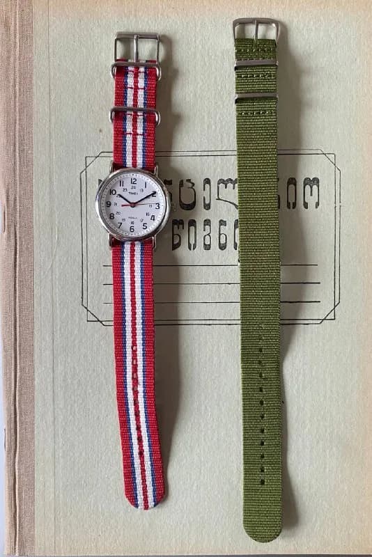 Timex Weekender и два ремешка к ним. — Тбилиси — 150 ₾