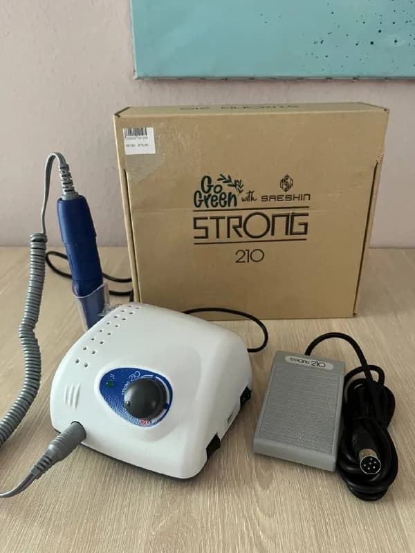 Strong 210/105L на 35 000 об. — профессиональный аппарат для аппаратного маникюра и педикюра, для ко — Тбилиси — 650 ₾