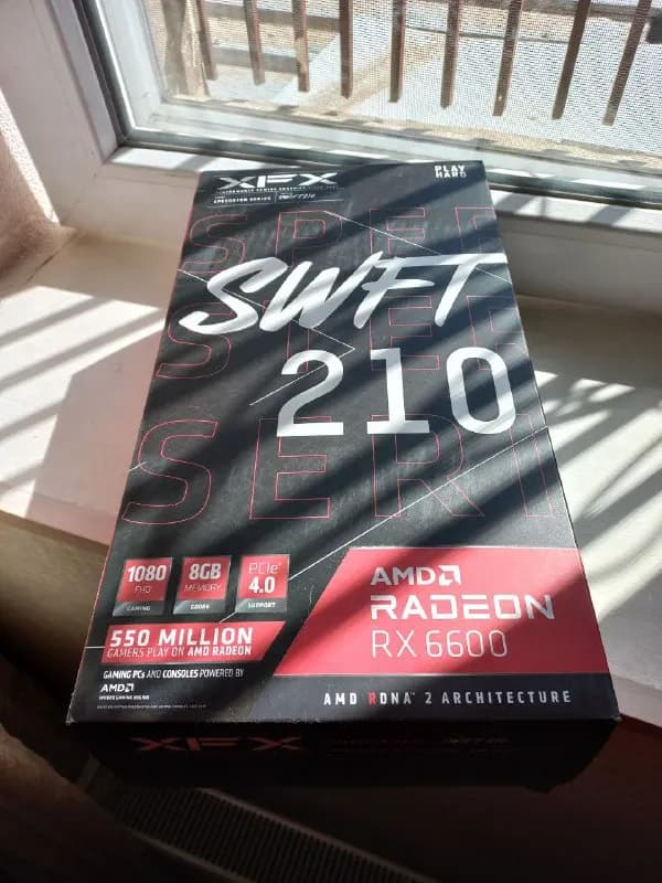 ATI Radeon XFX RX6600, новая, 1000 лари — Тбилиси — 1 000 ₾