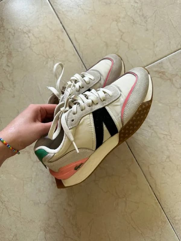 1) кроссовки LACOSTE (original), 38 размер, 30 лари — Тбилиси — 30 ₾