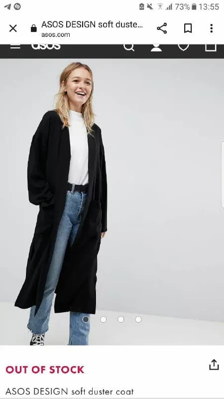 1. Черная накидка ASOS — 40лари — Тбилиси — 40 ₾
