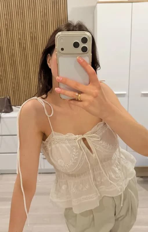 1️⃣Белый топ Primark. S. Новый. 29 лари — Батуми — 29 ₾