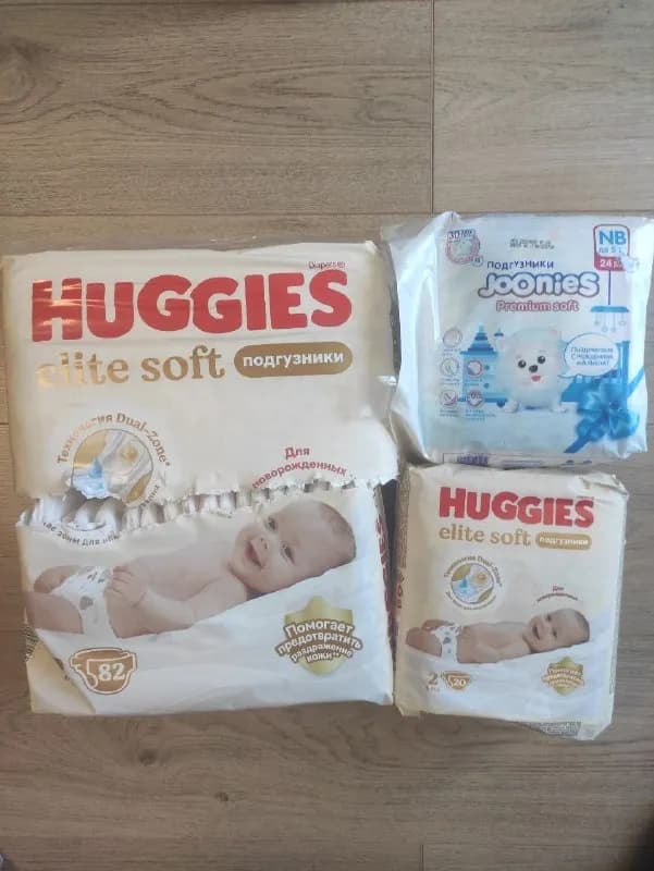 Huggies elite soft, 4-6 кг, — Батуми