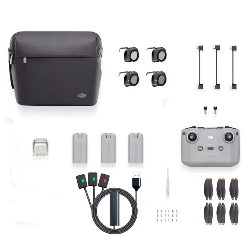 DJI mini (mini2; SE). В комплекте 3 батареи, Сумка, Защита камеры, аппаратура, Набор запасных пропел — Тбилиси — 500 ₾