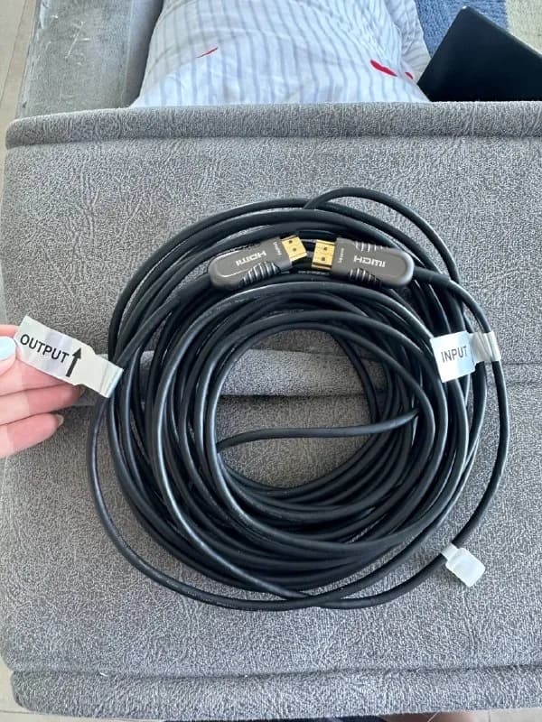 10-метровый оптический HDMI 2.1 кабель в отличном состоянии. — Батуми — 105 ₾