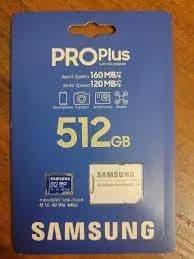 samsung micro sd pro plus 512gb. 180 лари — Тбилиси — 180 ₾