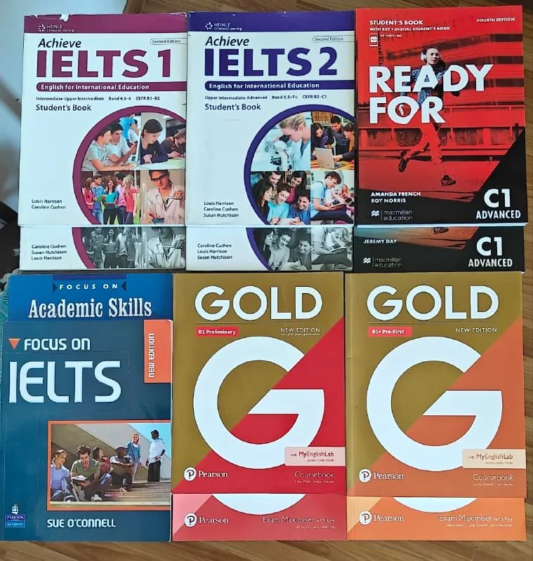 IELTS и Cambridge B1/B1+, C1 по английскому от ведущих мировых издательств Gold, Ready For, Focus on — Тбилиси — 15 ₾