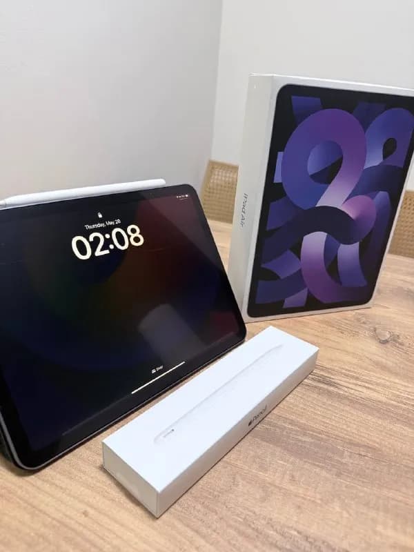 Apple iPad Air M1 5th Generation 256GB purple Wi-Fi + Apple Pencil 2. Generation — Тбилиси — 101,200 ₾